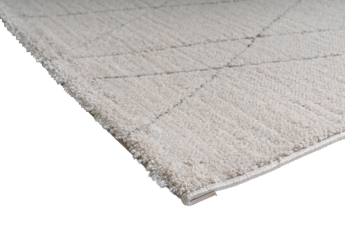 Webteppich Creme/beige Rita 80x150 Cm - Beige/Creme, ROMANTIK / LANDHAUS, Textil (80/150cm) - James Wood