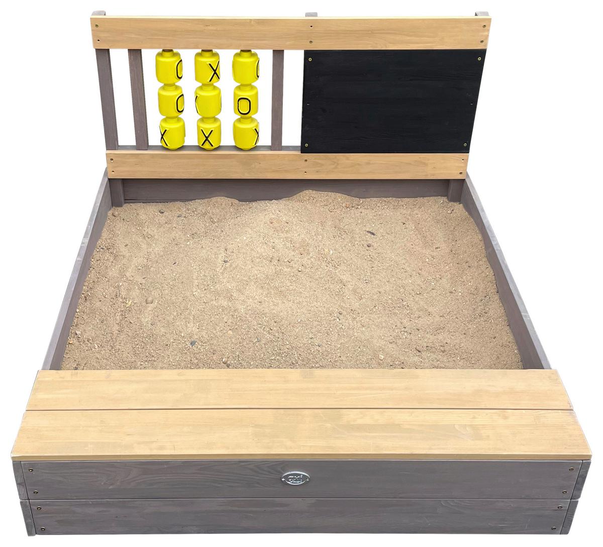 Sandkasten A031.019.20 - Braun/Grau, KONVENTIONELL, Holz (100/65,5/100cm) - Ambia Garden