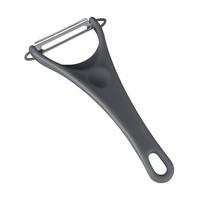 Sparschäler Marvin, Grau BxL: ca. 7,3x15 cm - Edelstahlfarben, Basics, Metall (7,3/15cm) - Metaltex