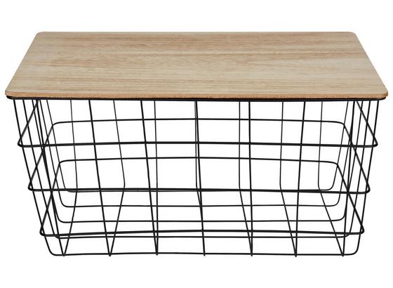 Regalkorb Industrial Living - LIFESTYLE, Holz/Metall (38/28/19,5cm) Regalkorb Industrial Living - LIFESTYLE, Holz/Metall (38/28/19,5cm)