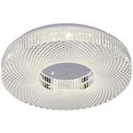 LED-Deckenleuchte Zaira Ø 40 cm mit Kristalleffekt - ROMANTIK / LANDHAUS, Kunststoff/Metall (40/7,5cm) - James Wood
