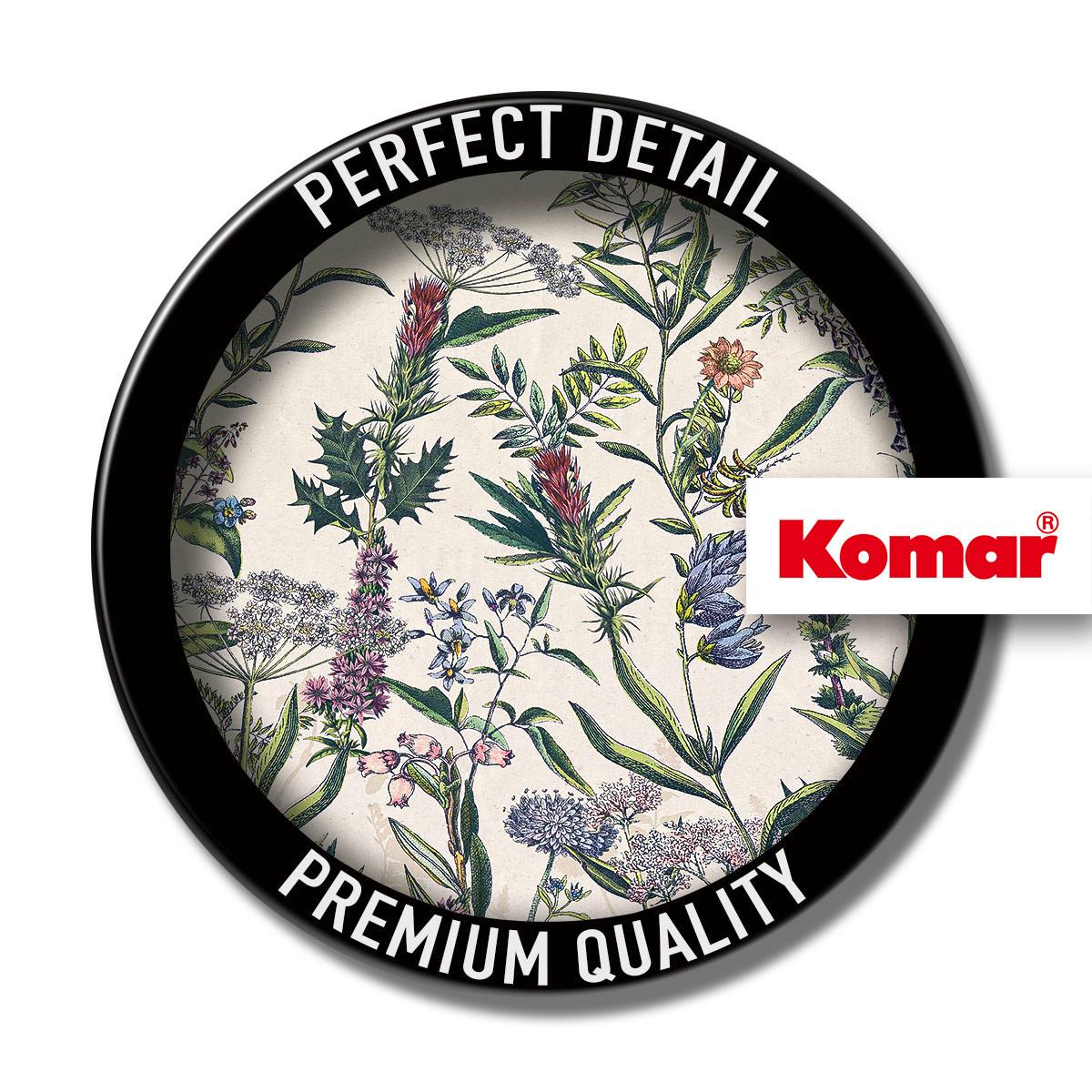 Vliestapete Flowering Herbs - Multicolor, Basics (200/250cm) - Komar