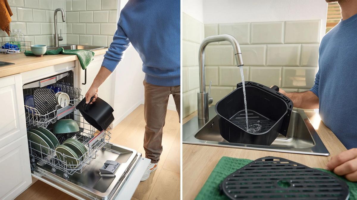 Bosch Air Fryer Serie 4 - fekete, műanyag (33,2/27,6/38,5cm)