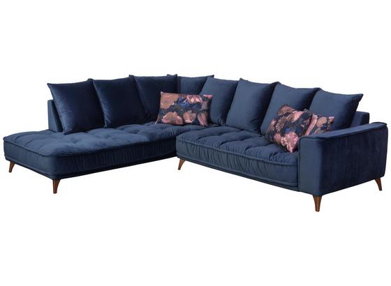Sedacia Súprava Belavio - tmavomodrá, Moderný, textil (245/288cm) Sedacia Súprava Belavio - tmavomodrá, Moderný, textil (245/288cm)