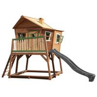 Spielturm A030.150.80 - Braun/Grau, KONVENTIONELL, Holz (432/288/193cm) - Ambia Garden