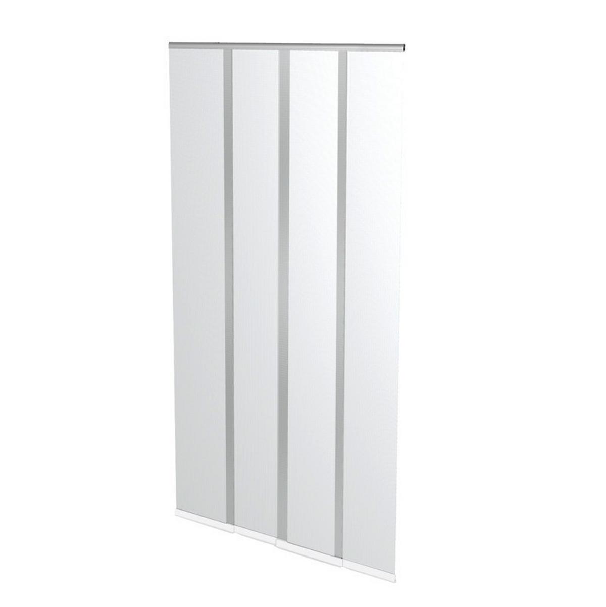 Fliegengitter Tür Klettband 100x220 cm Weiß - Weiß, Basics (100/220cm)