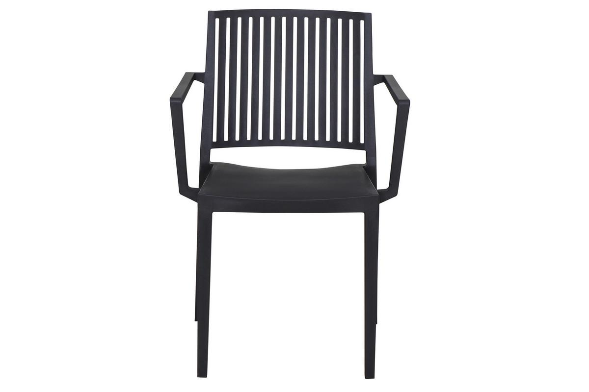 Stapelstuhl T20106 - Anthrazit, Basics, Kunststoff (57/80/56cm) - Siena Garden