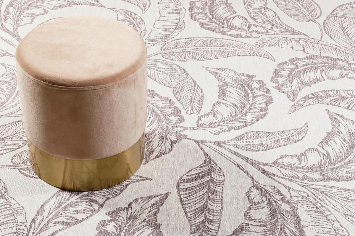 Webteppich Mozambique Palm Taupe/Beige 190x290 cm - Taupe/Beige, LIFESTYLE, Textil (190/290cm) - Esprit