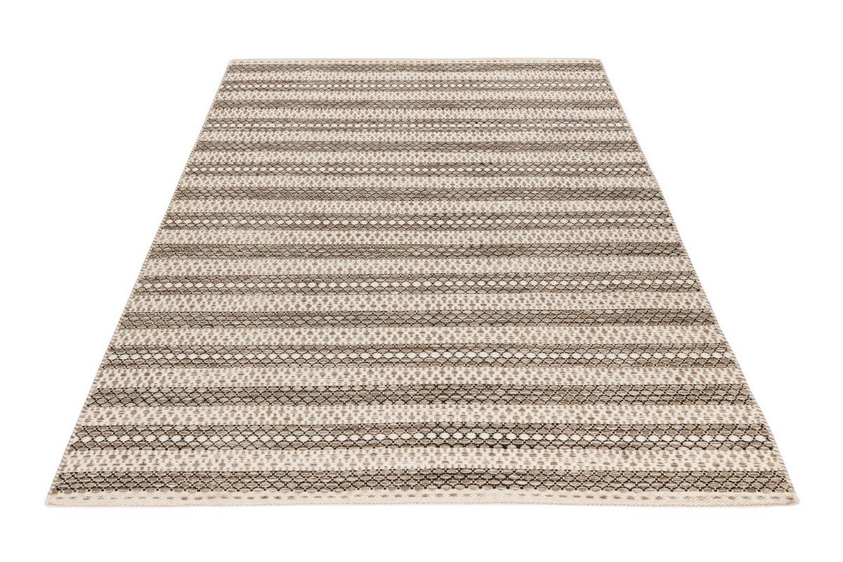 Flachwebteppich My Jaipur - Hellbraun/Beige, KONVENTIONELL, Textil (120/170cm) - Obsession