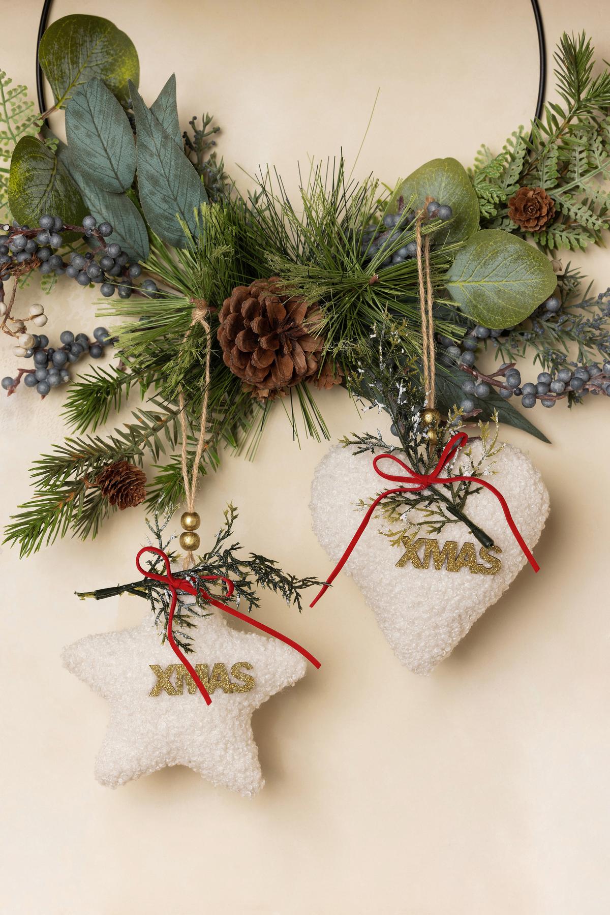 Dekohänger Gina - Schwarz/Braun, KONVENTIONELL, Kunststoff/Textil - Luca Bessoni