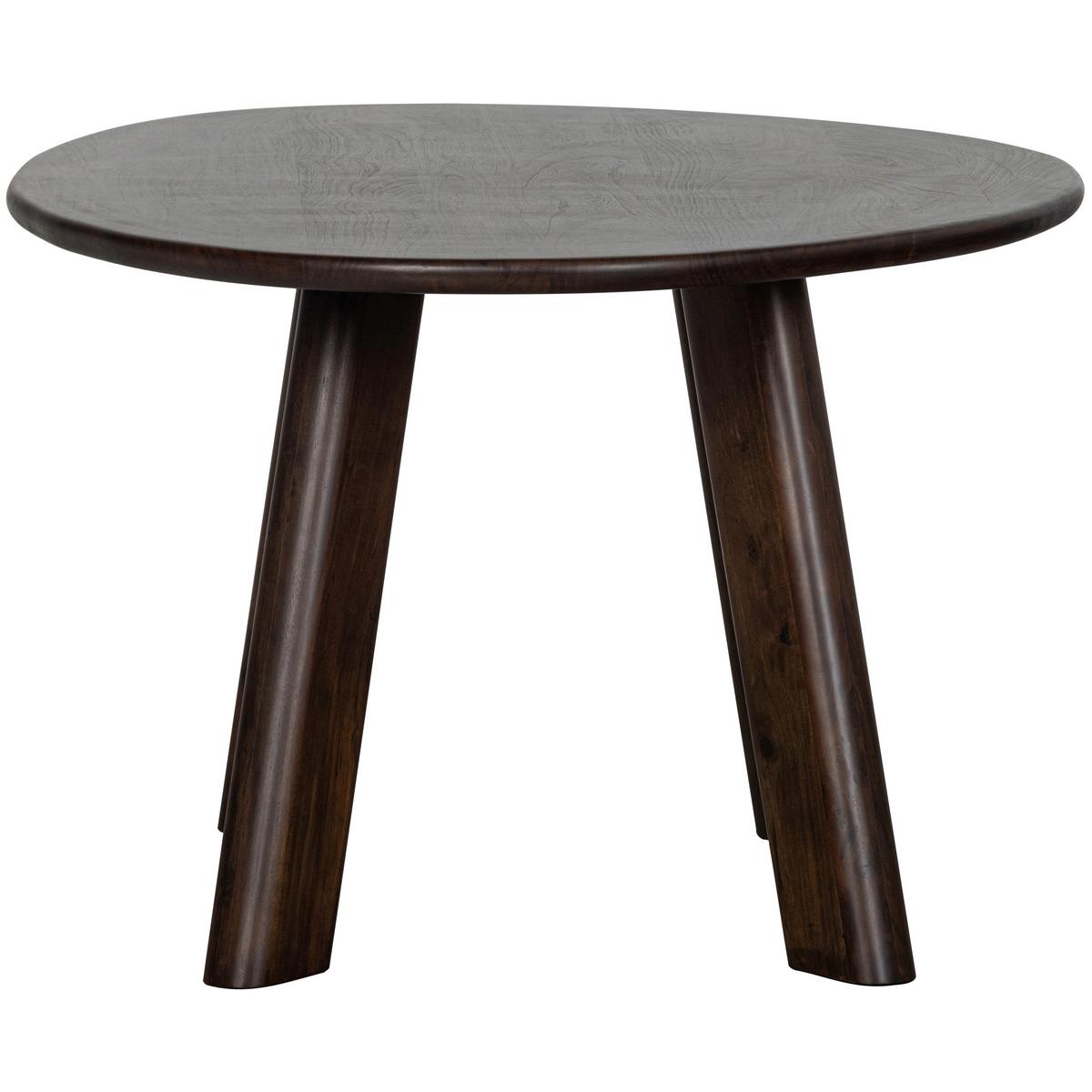 ESSTISCH Roundly Walnussfarben L: 160cm - Walnussfarben, MODERN, Holz (160/110/76cm) - Livetastic