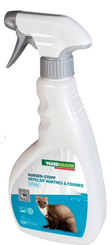 Marder-Stopp Marderabwehr Spray 500 ml - Weiß, Basics (500ml) - Windhager