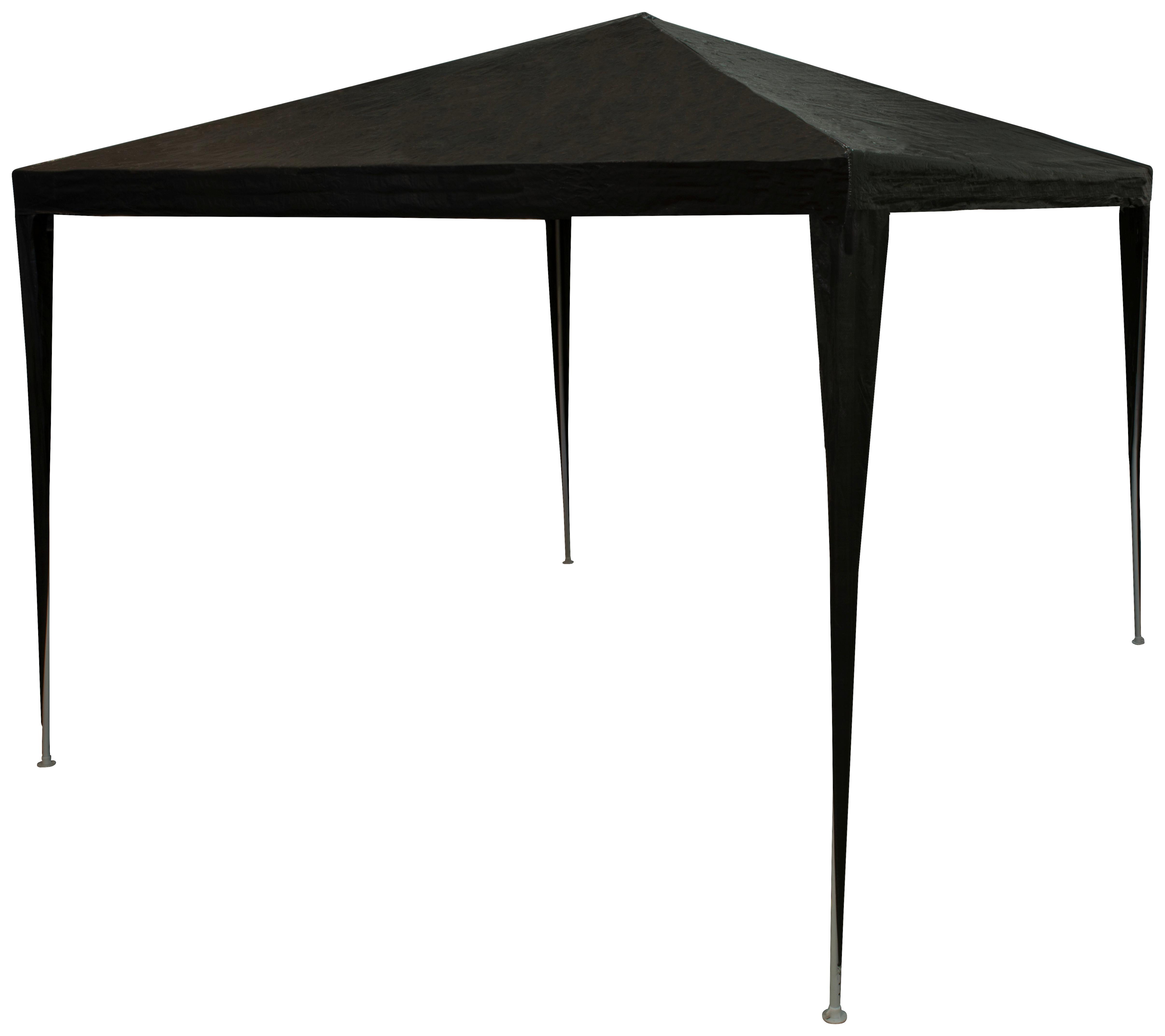 Pavillon Gazebo 3x3x2,5mtr. Anthracite - Grau, Basics, Kunststoff/Metall (300/300/250cm)