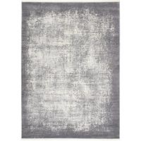 Webteppich Grau Etienne 65x130 Cm - Grau, Design, Textil (65/130cm) - Novel