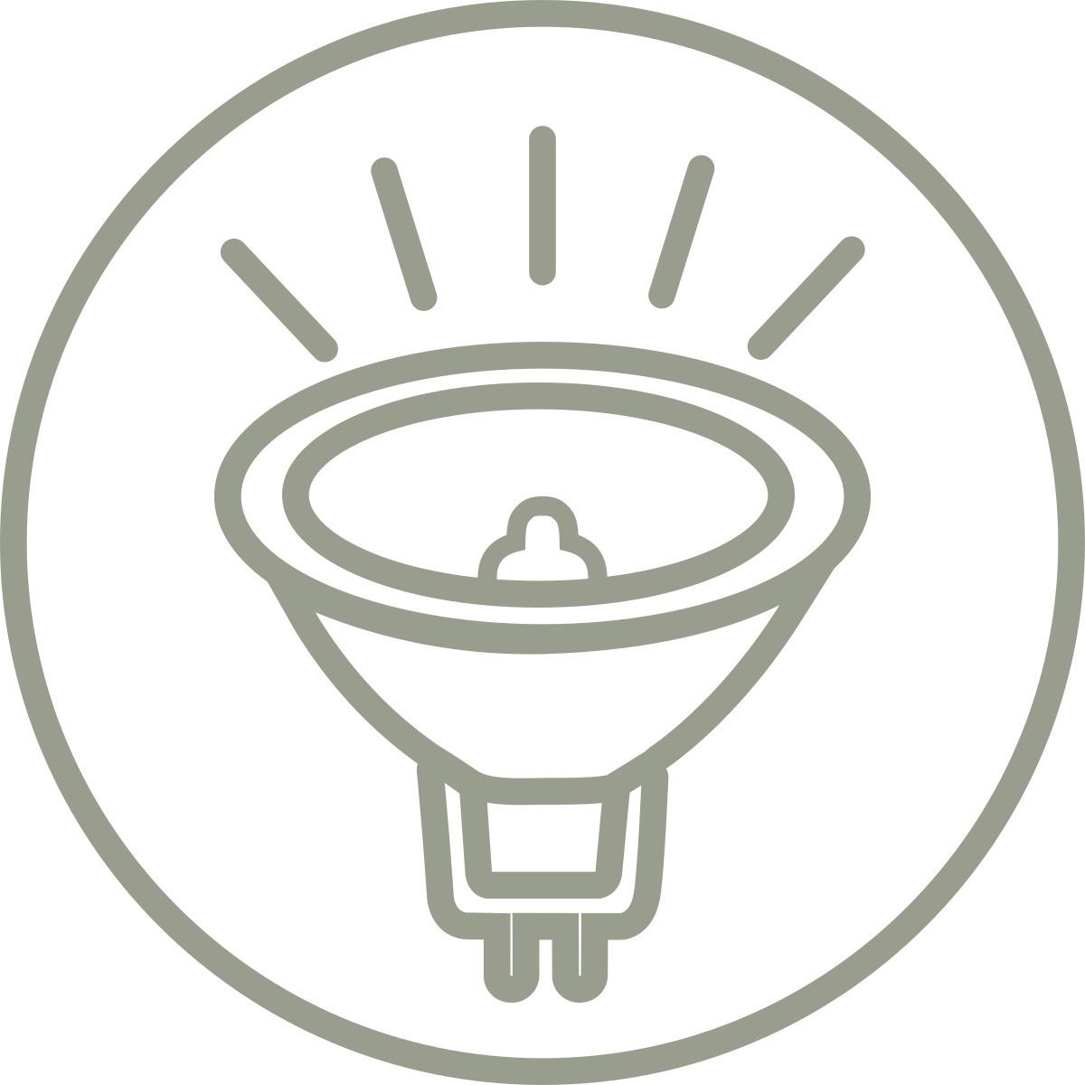 LED-Kerze 410985 Glossy - Messingfarben/Weiß, Basics, Holz/Kunststoff (28,5/8/36cm) - Eglo