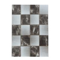 Webteppich Braun/Grau Naturfaser Ottawa 120x170 cm - Braun, Design, Textil (120/170cm)