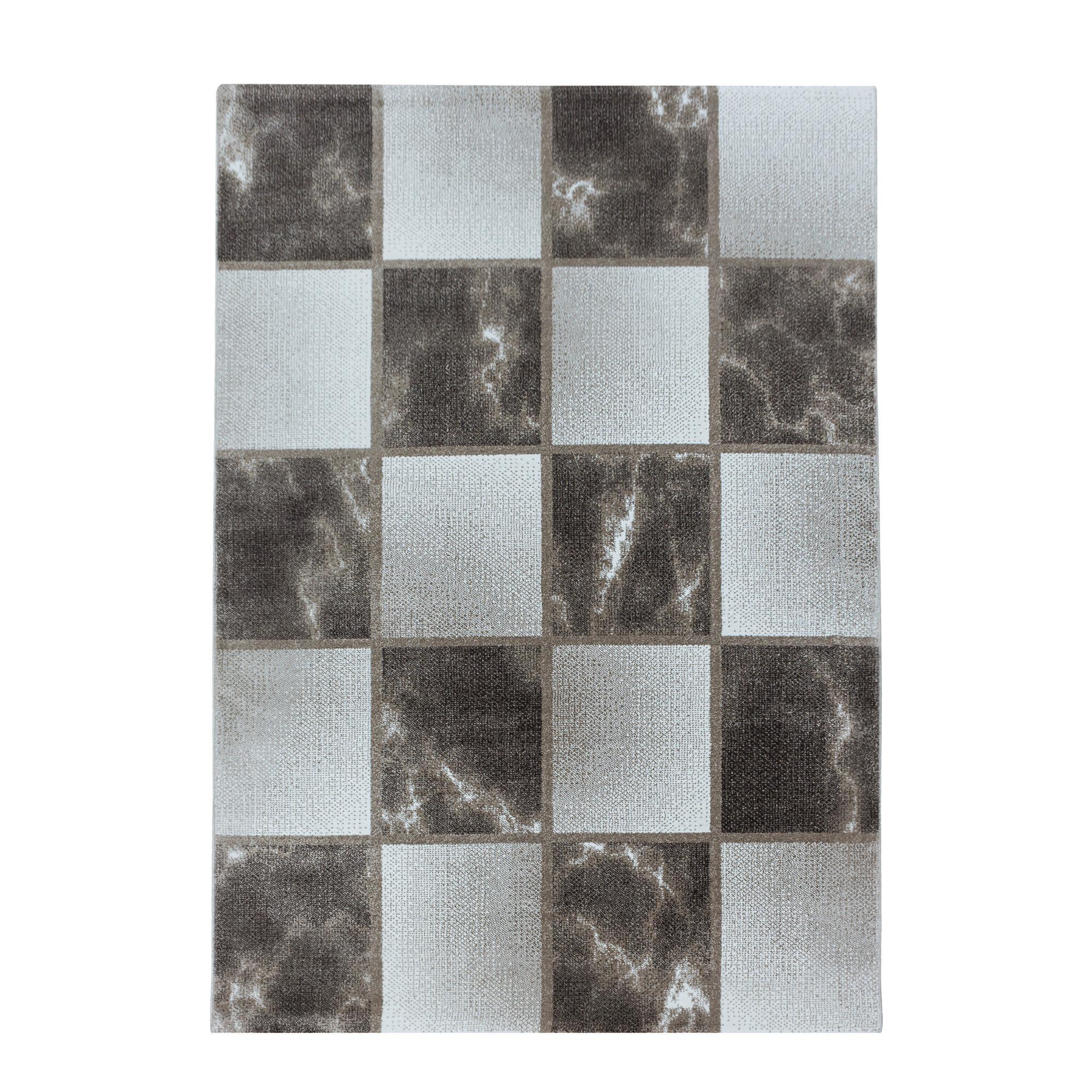 Webteppich Braun/Grau Naturfaser Ottawa 240x340 cm