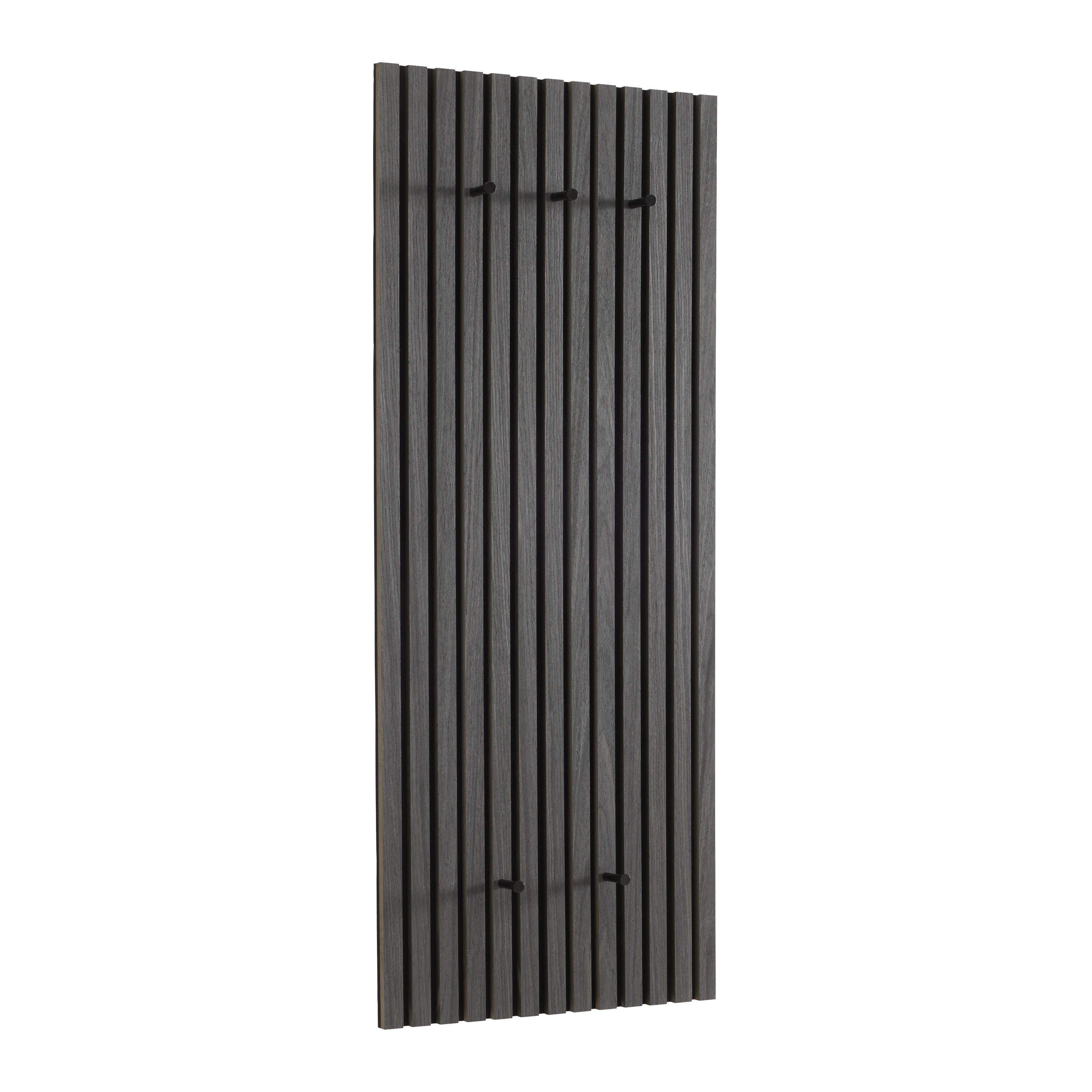 Šatníkový panel GRACE v dekore dub sivý - sivá, Modern, kompozitné drevo/textil (50/125/7cm) - Mömax