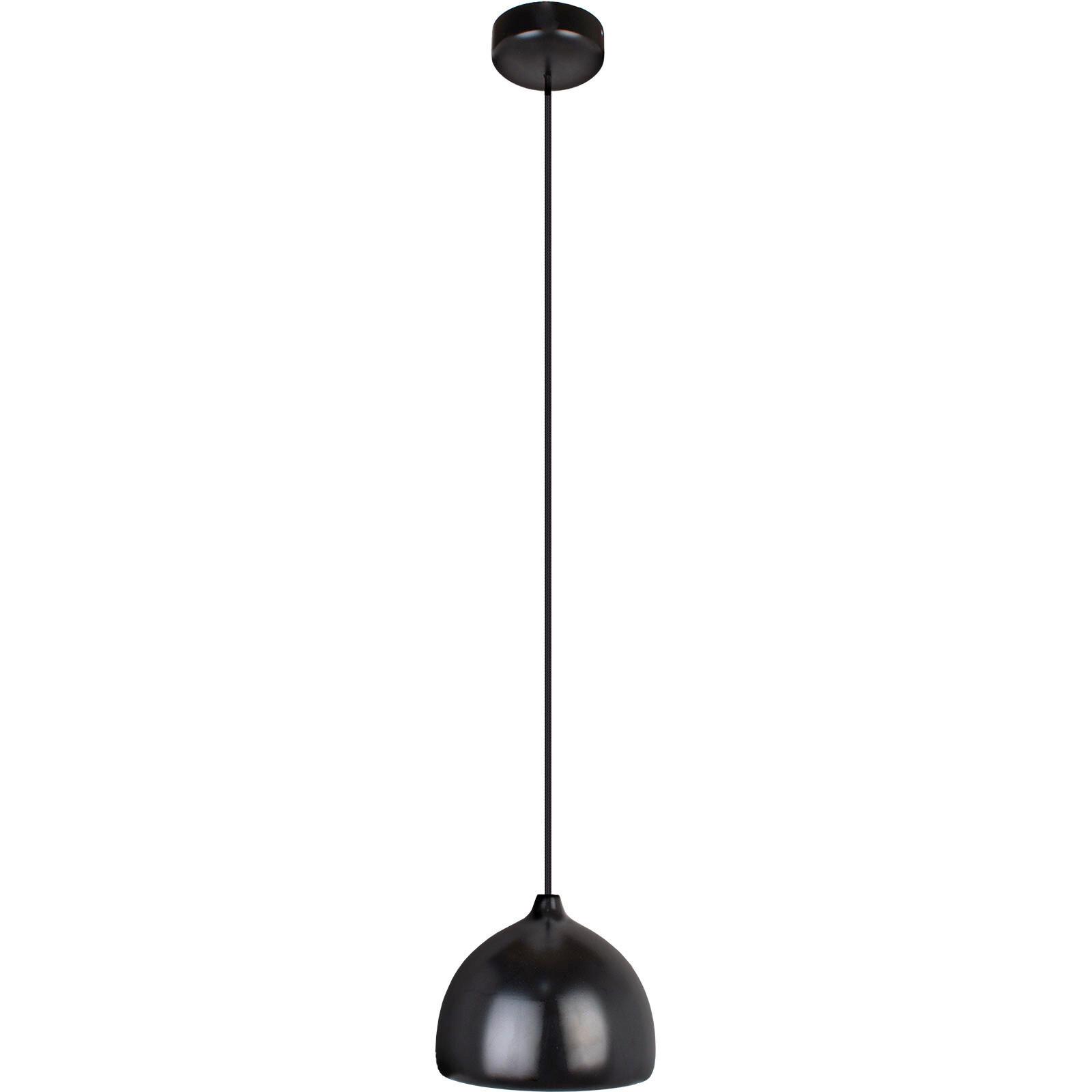 HÄNGELEUCHTE 8550119 ACORN I - Schwarz, Design, Holz (17,5/90-140cm)