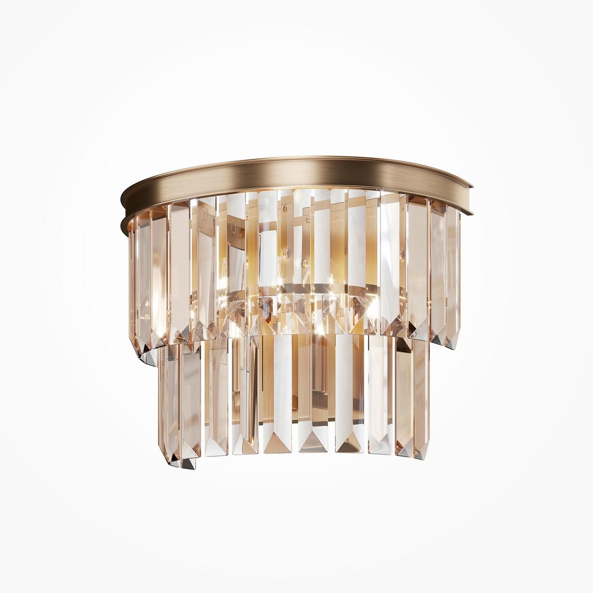 Wandleuchte Revero - Goldfarben, Trend, Glas/Metall (16.5/33/24,5cm) - MAYTONI