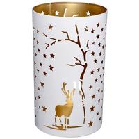 Teamécsestartó Lorik - aranyszínű/fehér, Konventionell, fém (12/20cm) - Luca Bessoni