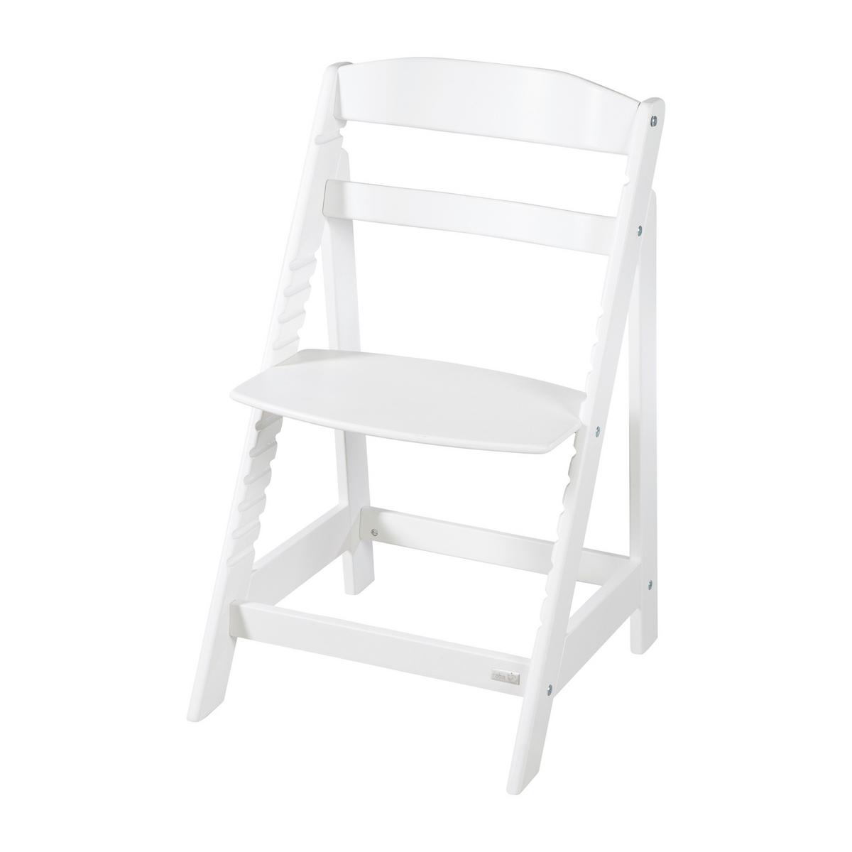 Treppenhochstuhl 'Sit Up Flex' weiß - Weiß, MODERN, Holzwerkstoff (44,5/80/54cm) - Roba