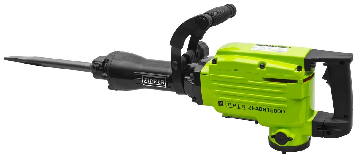 Abbruchhammer Zi-abh1500d 1500 Watt 45 Joule - Schwarz/Grün, MODERN, Metall - Zipper
