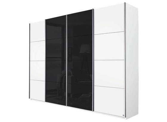 Schwebetürenschrank 271cm Bensheim - Dunkelgrau/Weiß, MODERN, Glas/Holzwerkstoff (271/211/62cm) - James Wood Schwebetürenschrank 271cm Bensheim - Dunkelgrau/Weiß, MODERN, Glas/Holzwerkstoff (271/211/62cm) - James Wood