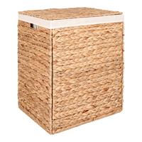 Wäschekorb Passo Hellbraun B: 43 cm - Hellbraun, Basics, Naturmaterialien (43/55/32cm)