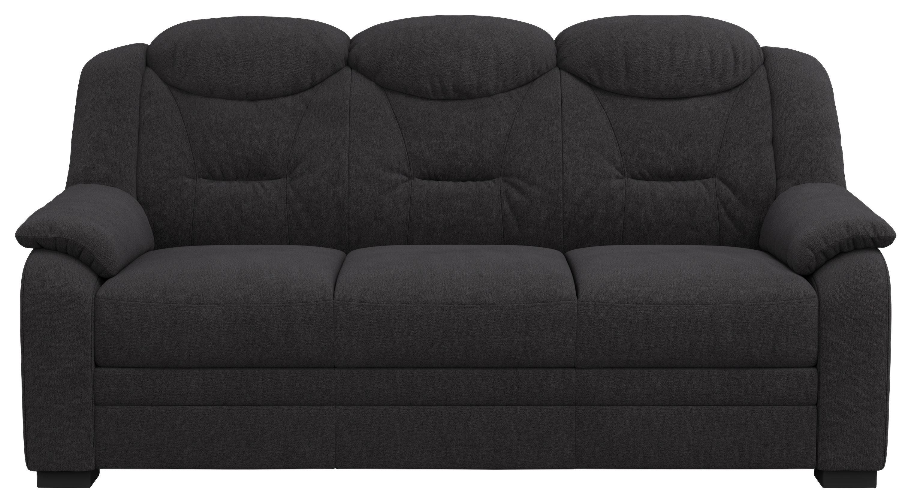 3-SITZER-SOFA Marcus Schwarz B: 189 cm - Schwarz, Basics, Textil (189/99/99cm) - MID.YOU
