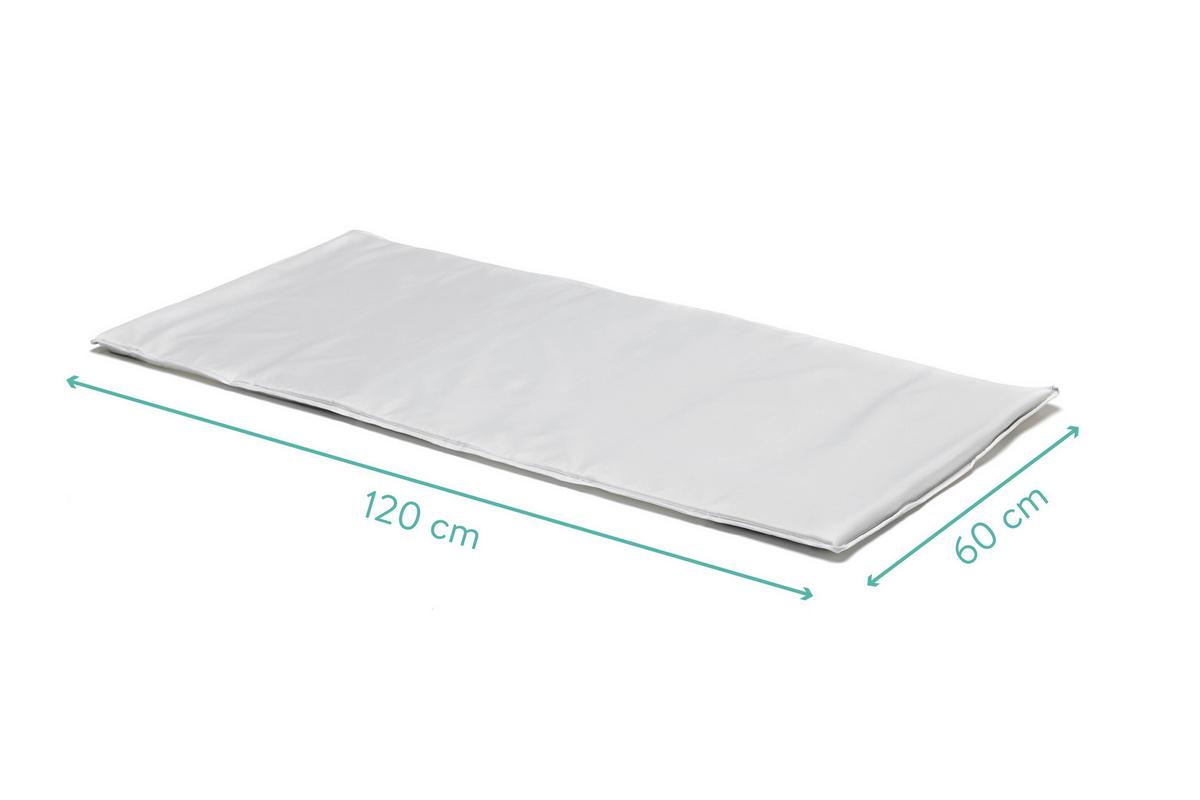 Reisebett Nizza - Hellgrau, LIFESTYLE, Textil/Metall (120/60cm) - Fillikid