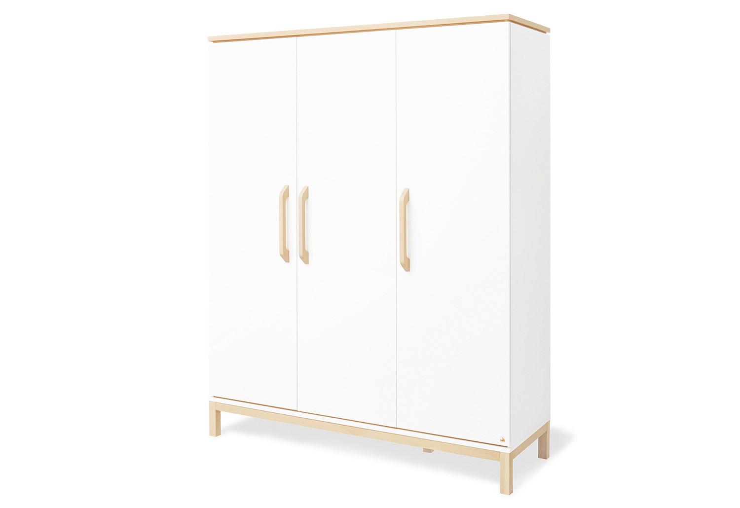 BABYKLEIDERSCHRANK 140061G LIGHT - Ahornfarben/Weiß, Design, Holz/Holzwerkstoff (150/190/56cm) - Pinolino
