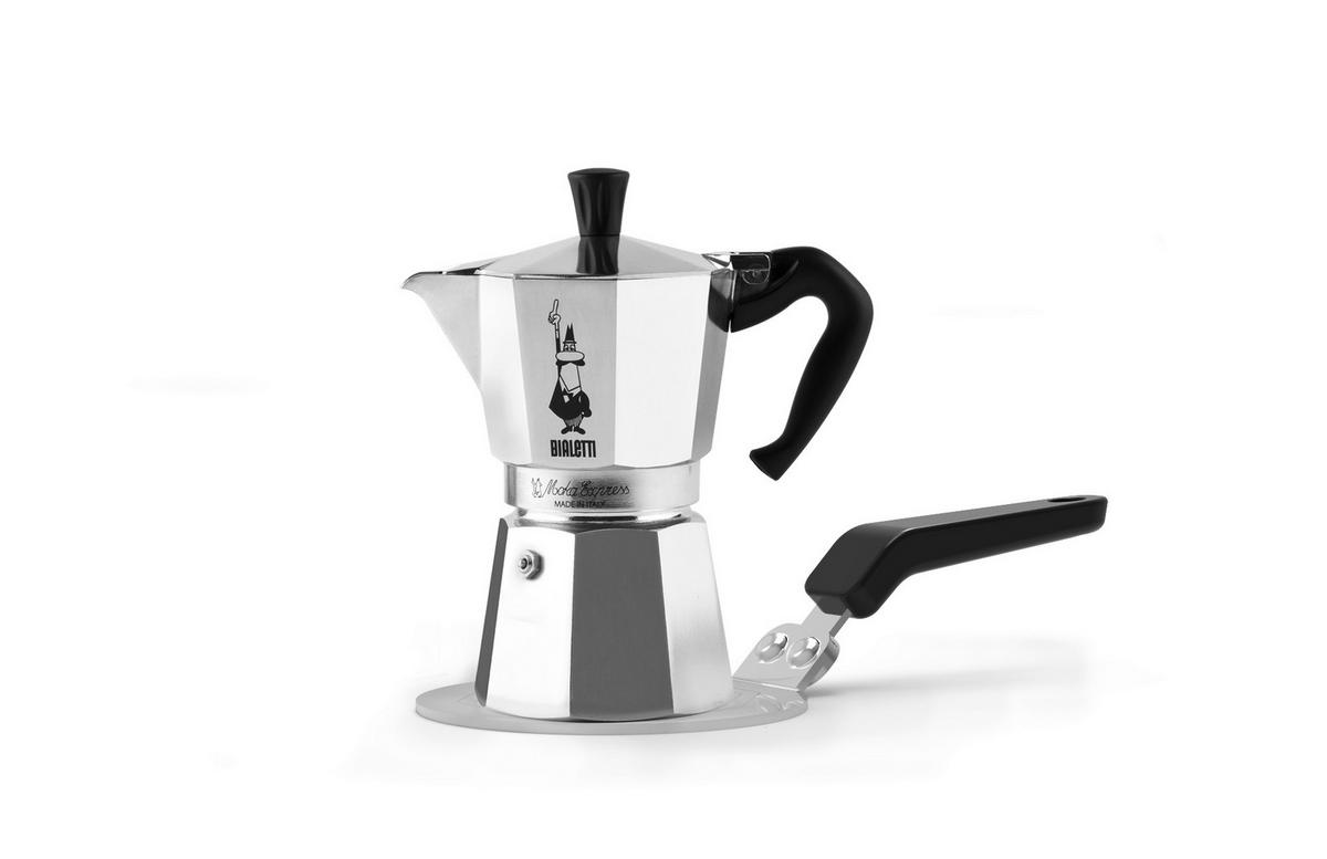 Induktionsadapterplatte Edelstahl - Edelstahlfarben, Basics, Kunststoff/Metall (25,5/13/5,5cm) - Bialetti