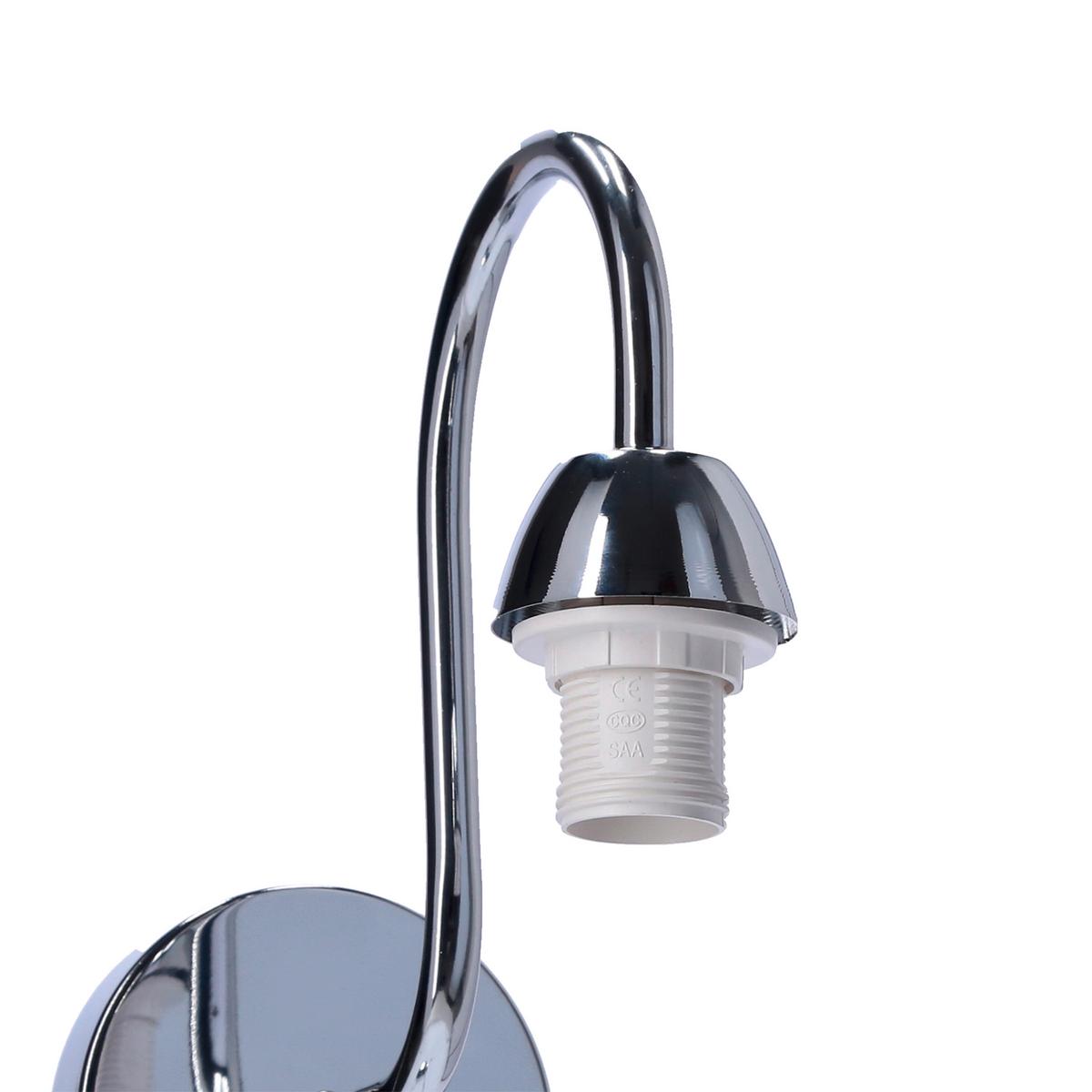 Wandleuchte 21-70739 Luk - Chromfarben, Basics, Kunststoff/Metall (22/15/21cm)