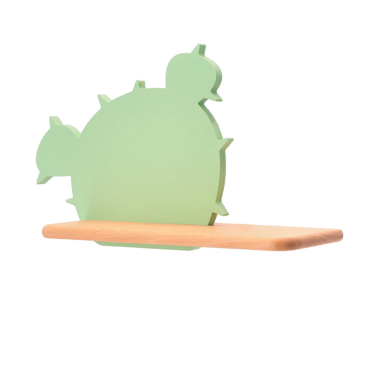 Kinderwandleuchte 21-00934 Cactus 3 - Grün, Basics, Holz/Holzwerkstoff (33.5/12/20.5cm)