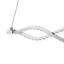 Led Závesná Lampa Kristi - strieborná, Romantický / Vidiecky, kov/plast (76/120cm) - Premium Living Led Závesná Lampa Kristi - strieborná, Romantický / Vidiecky, kov/plast (76/120cm) - Premium Living