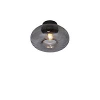 Deckenleuchte Brussels D: 28cm 1-Flammig - Schwarz, Basics, Glas/Metall (28cm) - It's about Romi