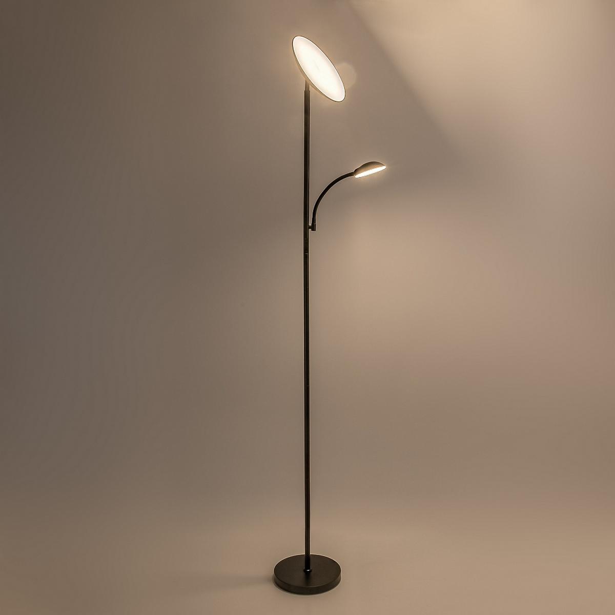 Led Állólámpa Halina Fekete - fekete, Basics, fém - Rabalux