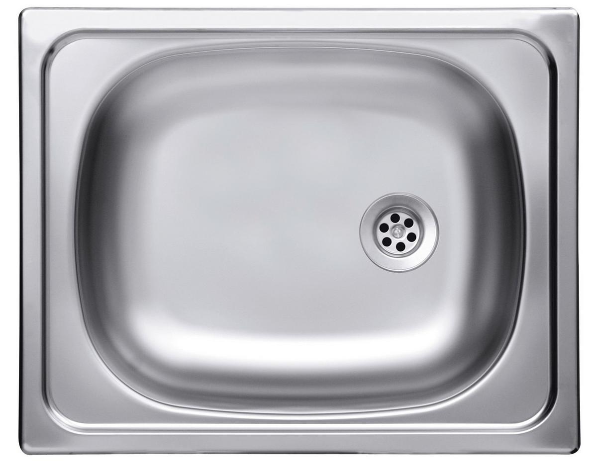 Minikuchyňa SAMOA,šírka 100 cm vrátane drezu a varnej dosky - biela/dub sonoma, Modern, kompozitné drevo/plast (100cm) - FlexWell