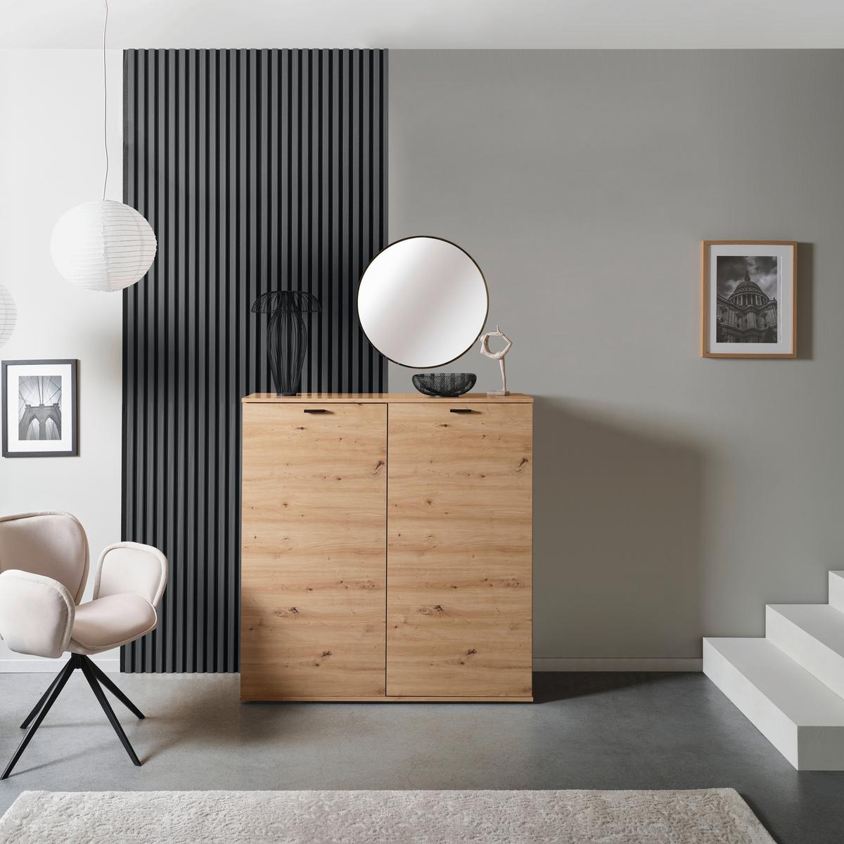 Falipanel Josef - sötét tölgy, Modern, műanyag/faalapú anyag (60/120/2cm)