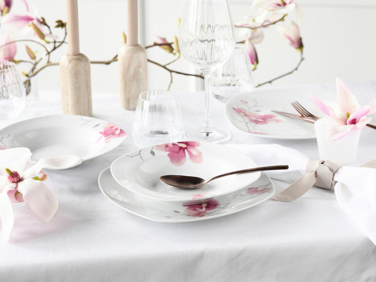 Jedálenský servis 20194 - biela, Trend, keramika - Creatable