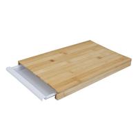 Kuchyňské prkénko SMART SMART - bílá/přírodní barvy, Konvenční, plast/přírodní materiály (38/25/3,5cm) - Mömax