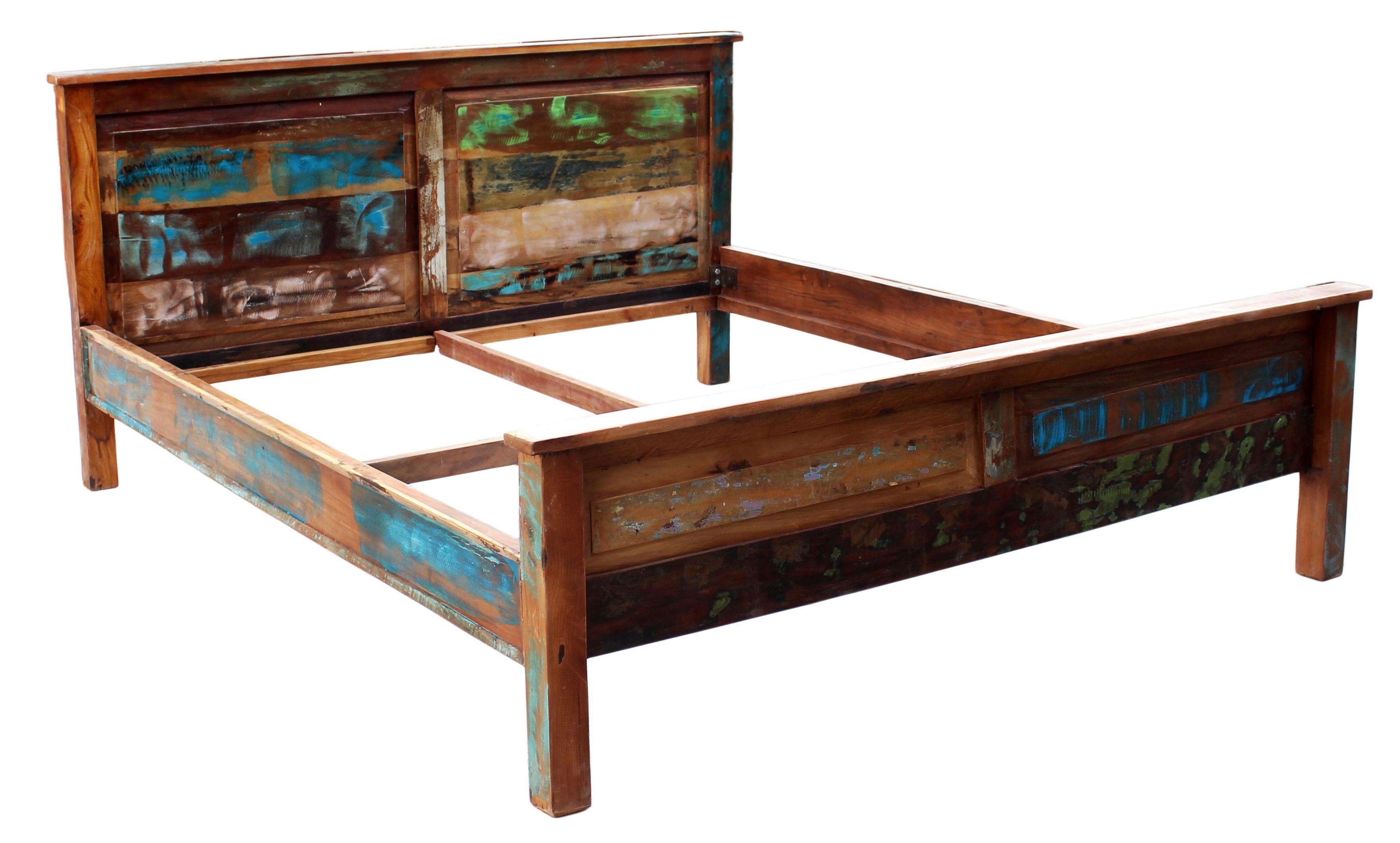 BETTRAHMEN Multicolor 180x200cm - Multicolor, Basics, Holz (180/200cm) - Livetastic