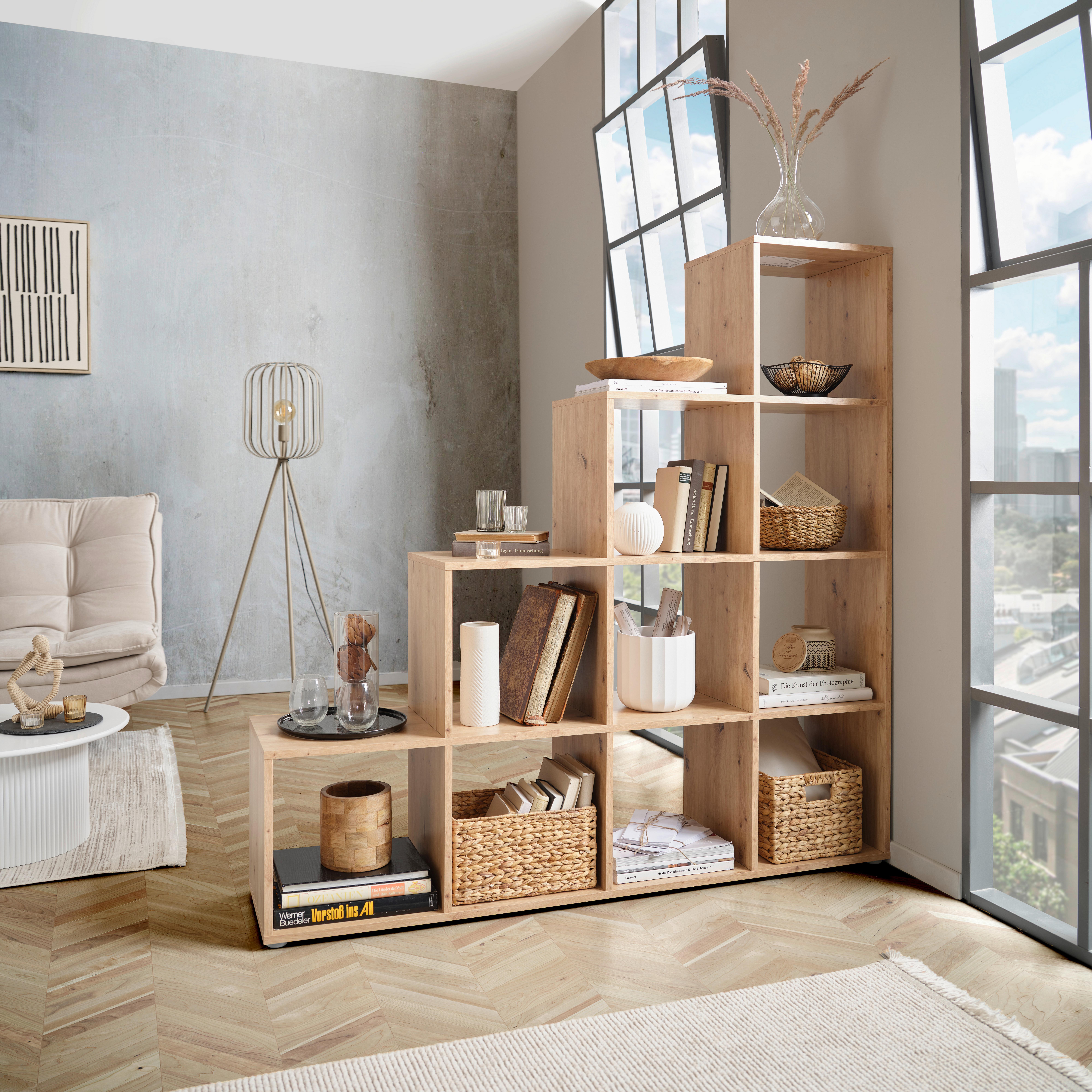 Raumteiler Pisa B: 149 Cm Eiche Dekor - MODERN (149/148/35cm)
