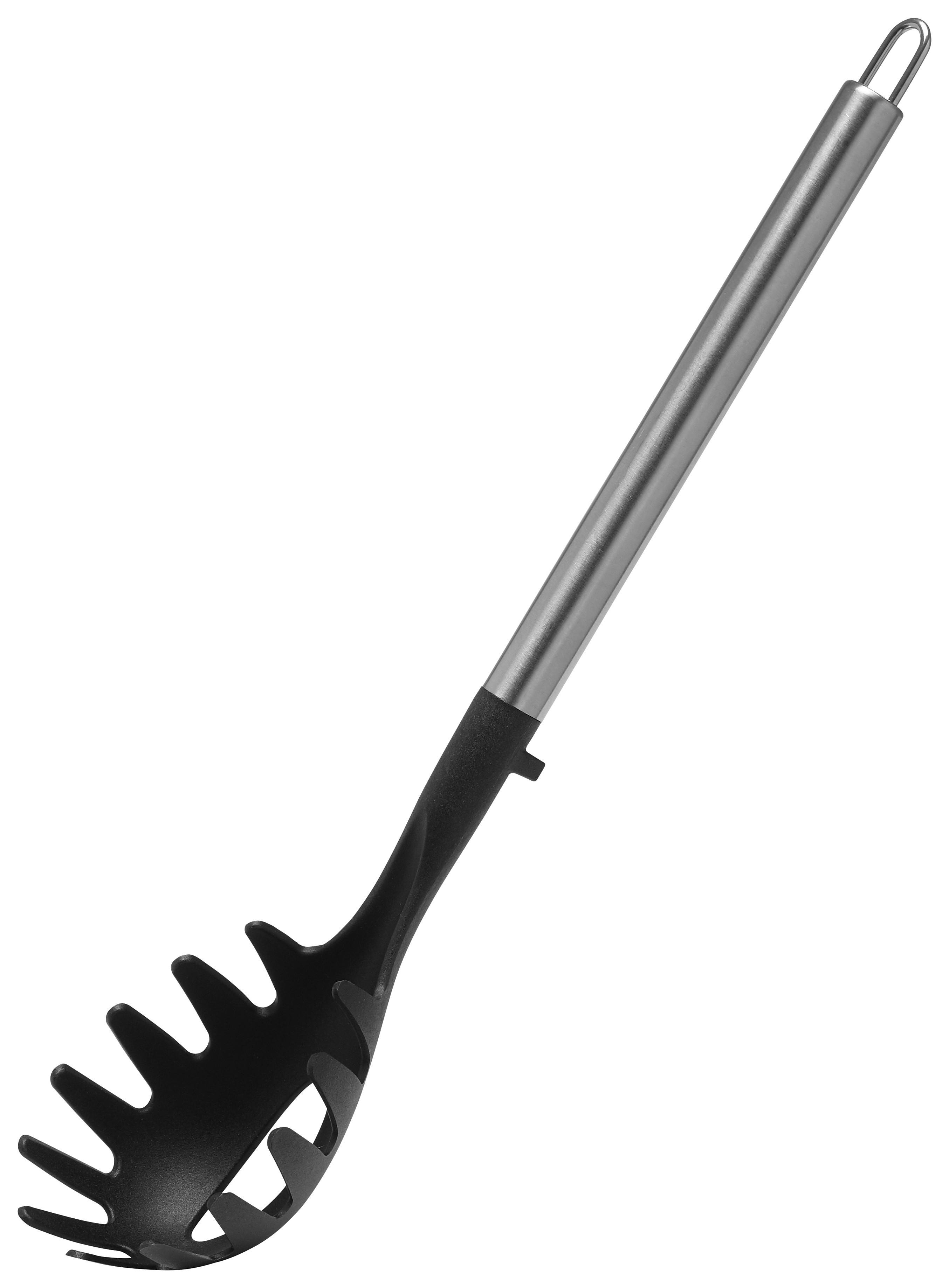LŽÍCE NA ŠPAGETY LUCA - černá, plast (28cm) - Modern Living