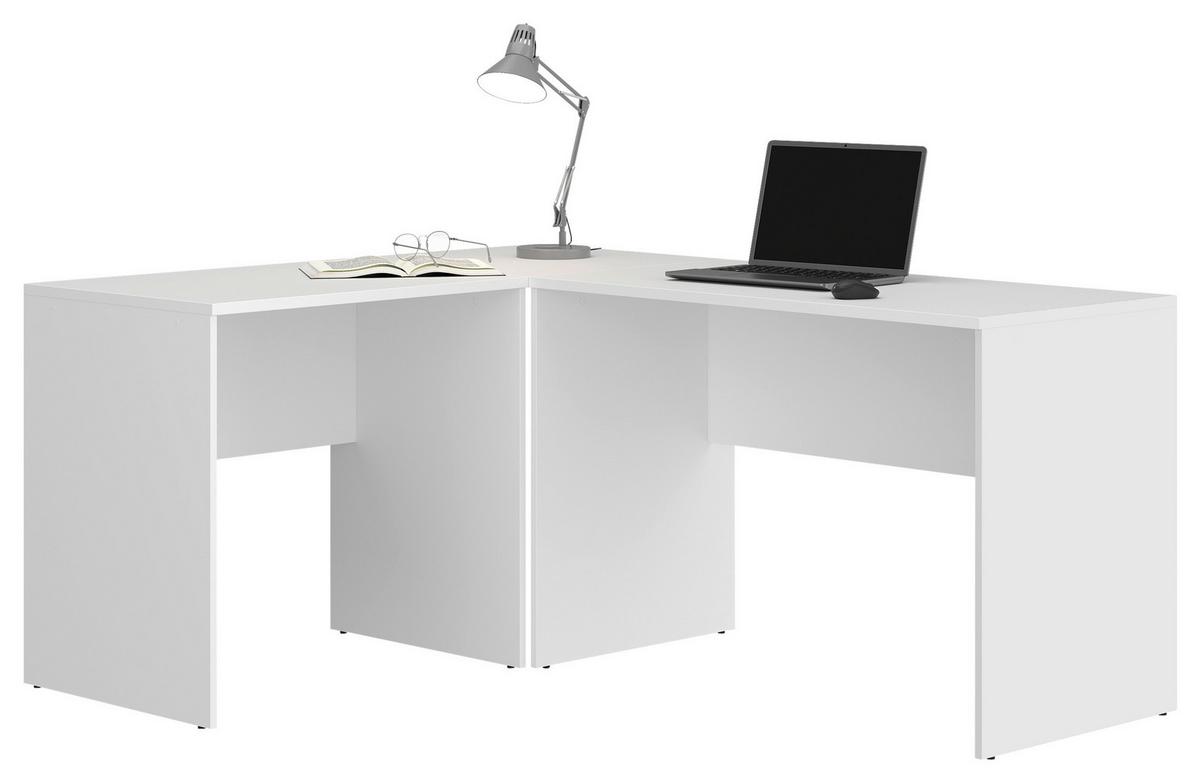 Schreibtisch 4-you New Weiß - Weiß, Trend, Holzwerkstoff (115/78,5/59cm)