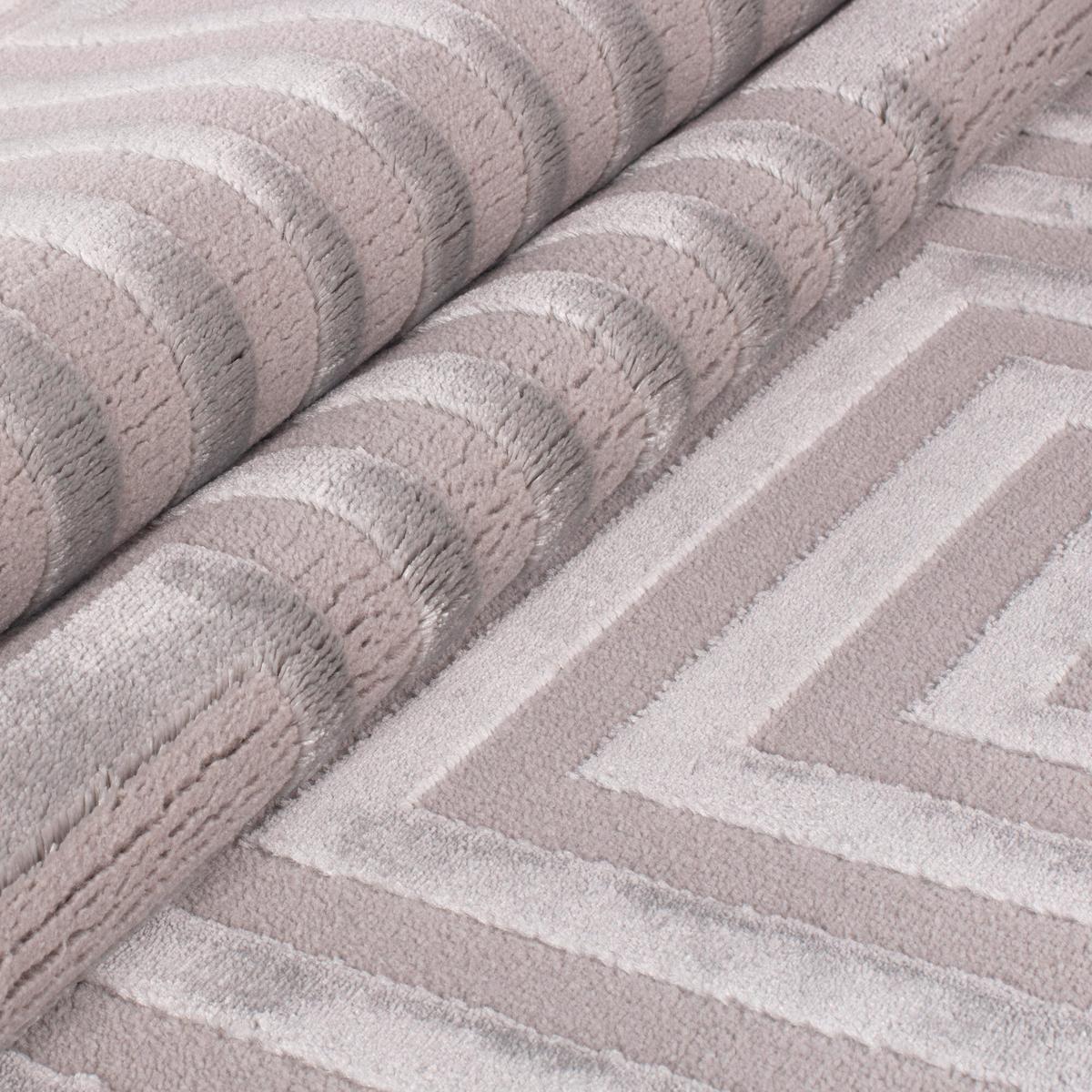 Webteppich Sahara - Silberfarben, Design, Textil (80/150cm) - Novel