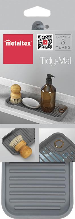 Mosogatóeszköz-tároló Tidy-Mat - (22,5/9/1,8cm) - Metaltex