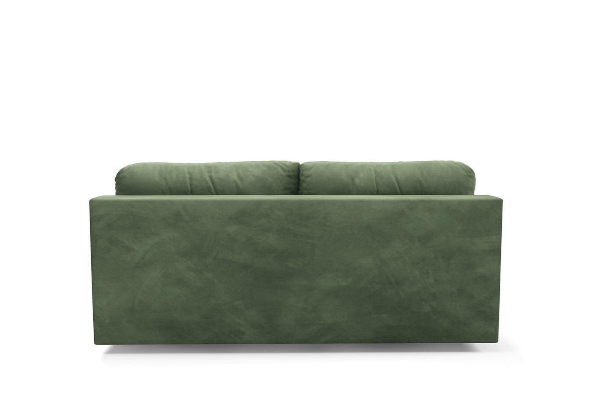 Schlafsofa Mystic Grün B: 220cm - Schwarz/Grün, Design, Textil (220/94/114cm) - Livetastic