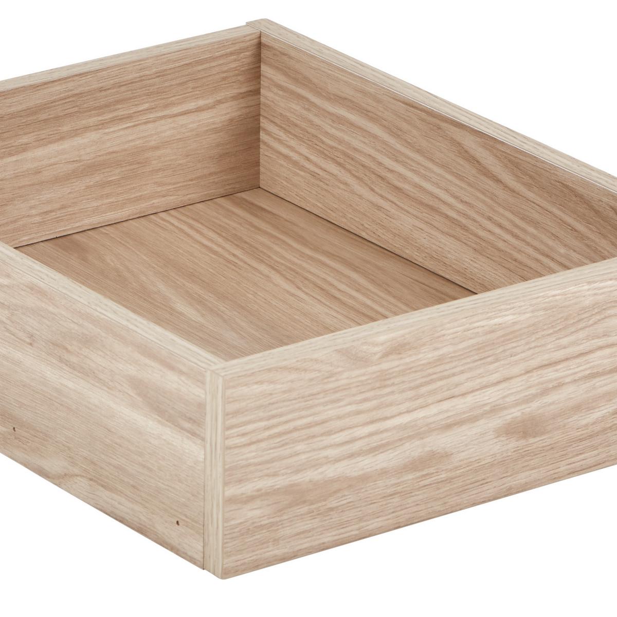 Schublade Unit, Eichefarben B: 42,4 cm, Vollauszug - Eichefarben, MODERN, Holzwerkstoff (42,4cm) - Ondega